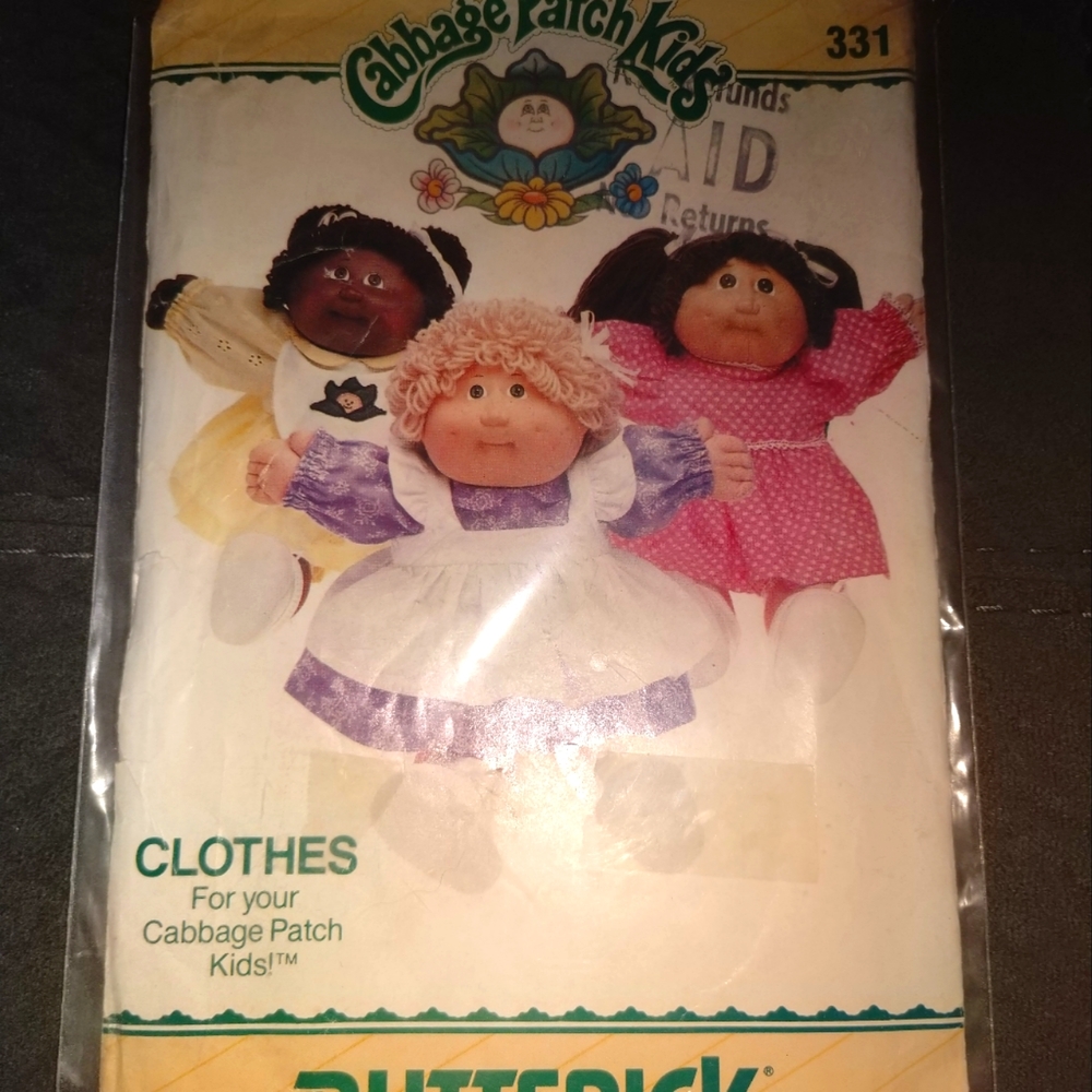 *Vintage* Cabbage Patch Kids (pattern#331)